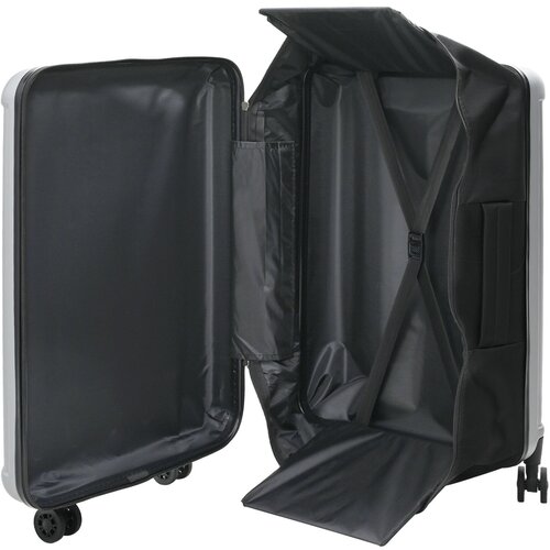 vidaXL Preklopni Kufar Tvrdi 28'' Srebrni 50x30x76 cm ABS Cijene