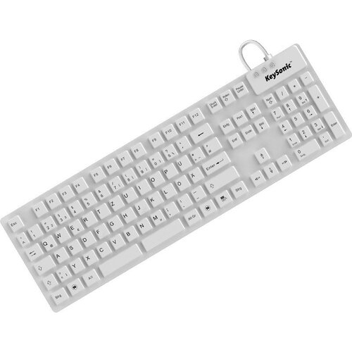 Raidsonic KeySonic KSK-8030 IN (DE) white keyboard Industrial USB QWERTZ German Cijene