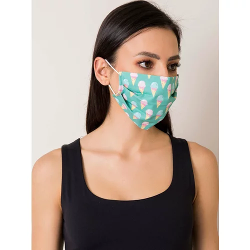 Fashion Hunters Green protective mask with print