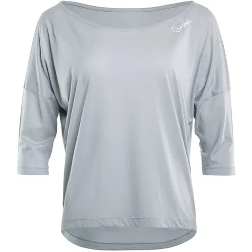 Winshape Tehnička sportska majica 'MCS001' siva / bijela
