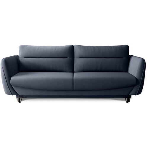 ELTAP Plava sklopiva/s prostorom za odlaganje sofa od šenila 236 cm Silva – Cene