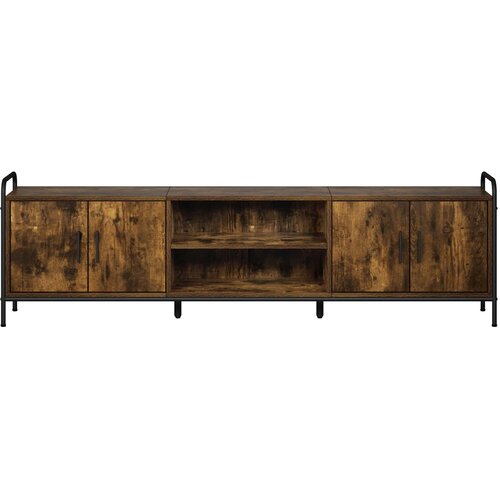  TV ormar 167,5 x 33 x 50 cm Dimljeni hrast Konstruirano drvo Slike
