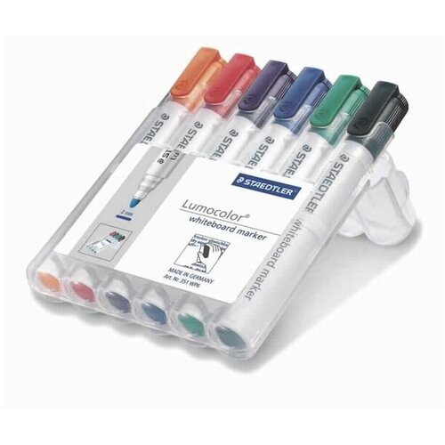 Staedtler Marker lumocolor whiteboard, okrogla konica, 6/1 v etuiju 351 WP6 Cene