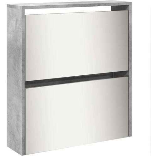  za cipele s ogledalom i 5 razina sivi 63x17x169,5 cm Slike