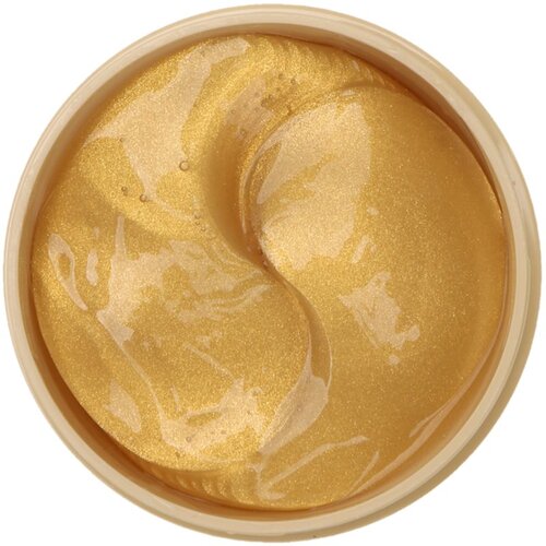 Petitf&amp;eacute;e Gold &amp;amp; Snail hidrogel maska za predel okoli oči s polžjim ekstraktom 60 kos Slike