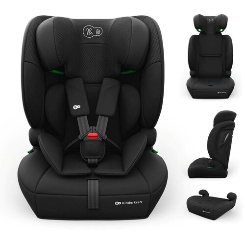 Kinderkraft autosjedalica Comfort Up 2 plus i-Size 9-36 kg (76-150 cm) bez Isofix-a, Black Slike