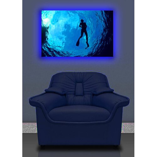 Opviq Slika na platnu sa LED osvetljenjem 45x70cm Cijene