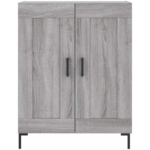  Visoka komoda siva sonome 69,5x34x180 cm od konstruiranog drva Slike
