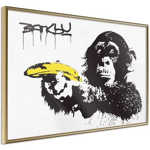  Poster - Banksy: Banana Gun I 30x20