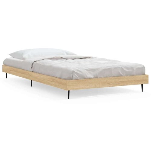 VidaXL Okvir za krevet boja hrasta 90x200 cm konstruirano drvo Slike