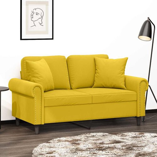  Ukrasni jastuci 2 kom žuti 40 x 40 cm bar&scaron;unasti Cijene