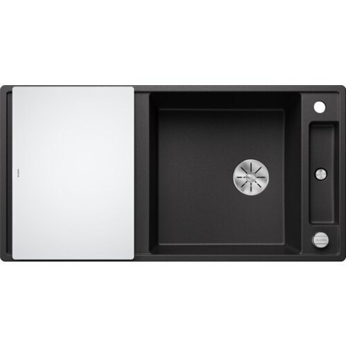 Blanco sudoper AXIA III XL 6 S InFino SILGRANIT daska staklo, s dalj. upr. - GRAFIT Slike