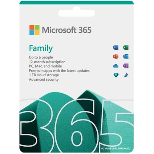 Microsoft FPP 365 Family, letna naročnina, slovenski jezik, EP2-32391 Cene