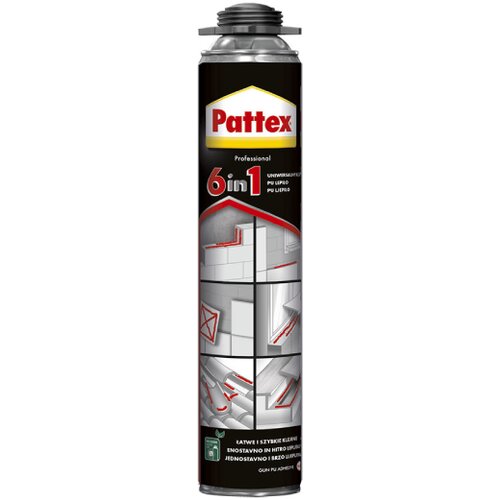 PATTEX PU pjena za pi&amp;scaron;tolj 6u1 (750 ml) Slike
