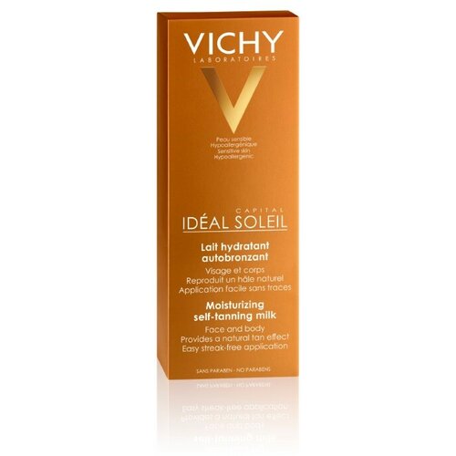 Vichy capital soleil ideal hidratantno mleko za samopotamnjivanje 100 ml Slike
