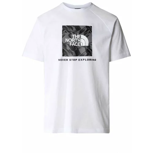 The North Face Pamučna majica za muškarce, boja: bijela, s tiskom, NF0A87NJZI51