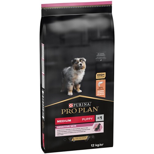 Purina PRO PLAN Medium Puppy Sensitive Skin - 12 kg Slike