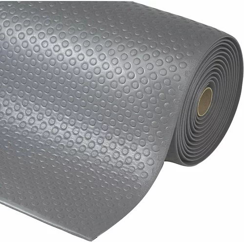 Notrax Podloga za preprečevanje utrujenosti Bubble Sof-Tred™, na tek. m, vinilna pena, siva, širina 600 mm