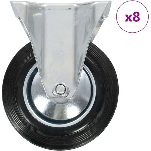 vidaXL Fiksni kotačići 8 kom 160 mm Cene