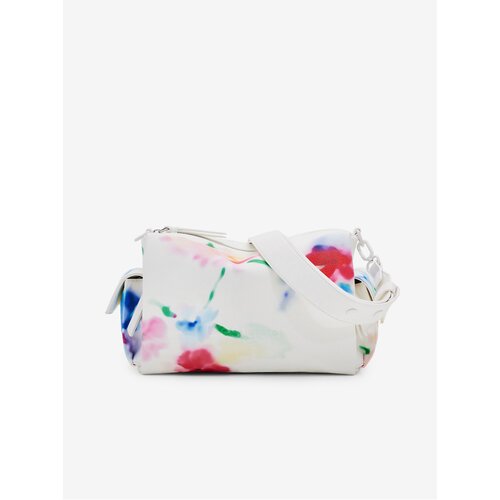 Desigual White women&amp;#039;s floral handbag Habana - Women Slike