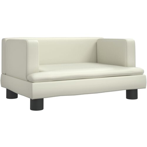 Maison Chic Otroški kavč - Otroški divan - Otroški sedež krem 60x40x30 cm umetno usnje, (21729581) Cene