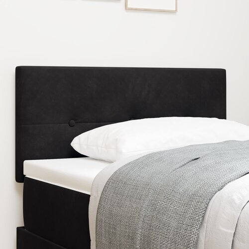 vidaXL Uzglavlje s gumbima crno 80 cm baršun Cijene
