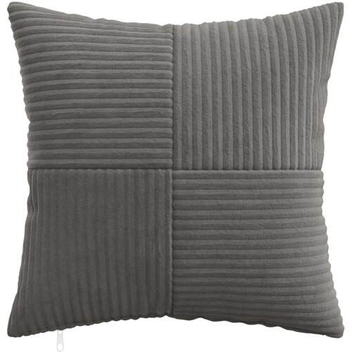  Presvlaka za jastuk 12 pcs ALMELO Tamnosiva 45 x 45 cm Kord - Tamnosiva 45 x 45 cm 12 Cijene