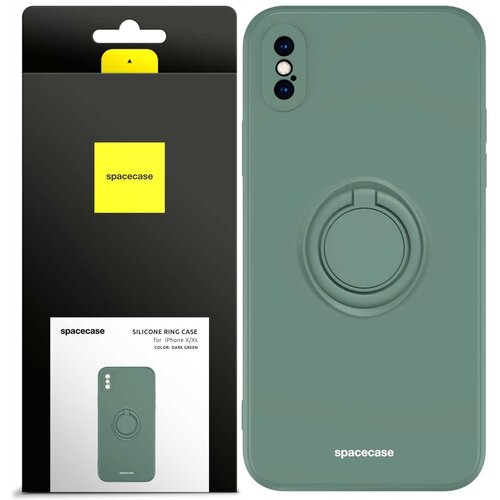 Spacecase SILIKONSKI OVITEK OBROČ ZA IPHONE X XS TEMNO ZELEN OVITEK, (21962519) Cene