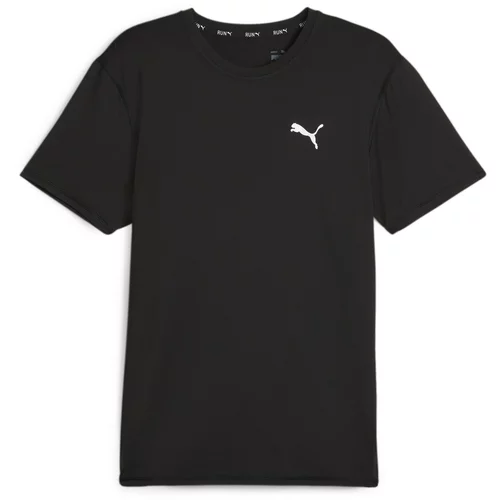 Puma Tehnička sportska majica 'Cloudspun' crna / bijela
