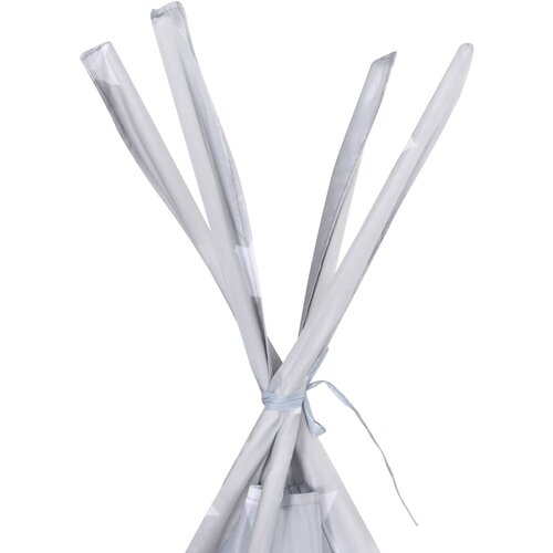  Dječji &amp;scaron;ator tipi od poliestera s torbom sivi 115x115x160 cm Slike