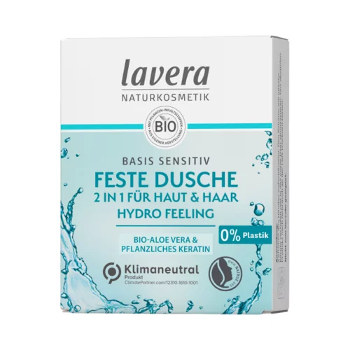 Lavera basis sensitiv 2v1 trdo milo in šampon