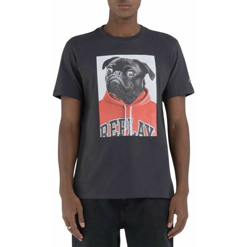Replay muška majica sa printom psa  RM6808 {22662}998 Cene