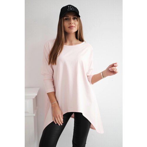 Kesi Oversize blouse powder pink Cene