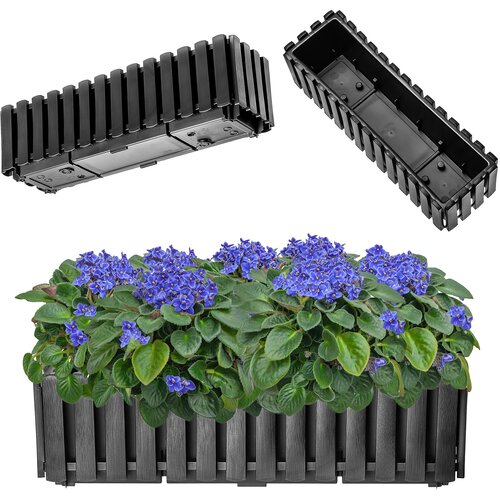 KADAX balkonski cvetlični lonec 58x18x16,5 cm antraciten balkonski, (5000353254) Slike