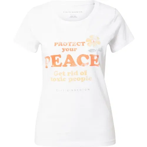 EINSTEIN & NEWTON Majica 'Peace' sivkasto plava / zlatno žuta / narančasta / bijela