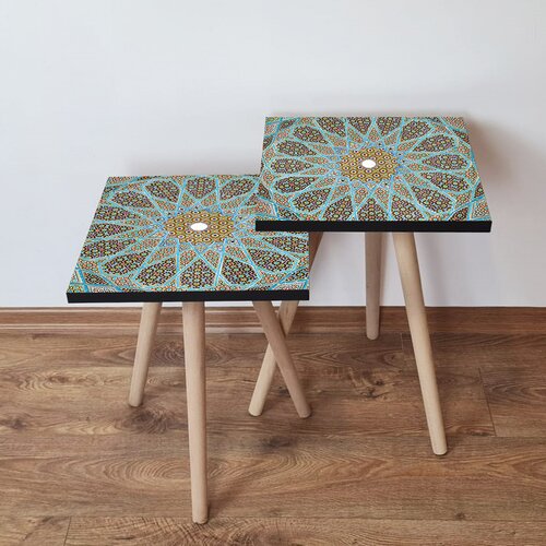 Hanah home Set 2 stočića 2Shp340 Multicolor Cene
