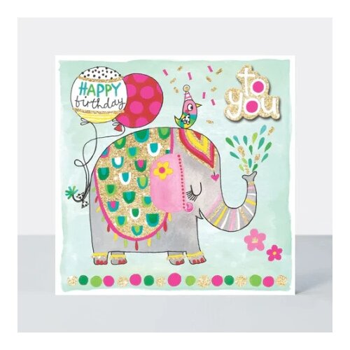Rachel_Ellen Čestitka - Happy birthday Elephant ( SCRIB19 ) Cene