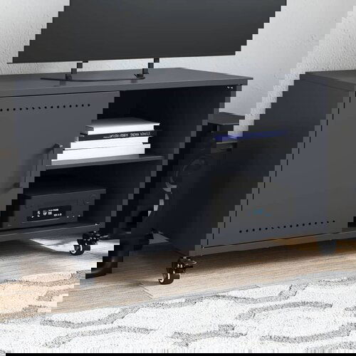 VidaXL TV omarica antracit 68x39x43,5 cm hladno valjano jeklo Slike