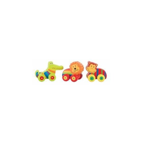 Orange Tree Toys - Drveni set vozalica- 3 životinje iz džungle Cene