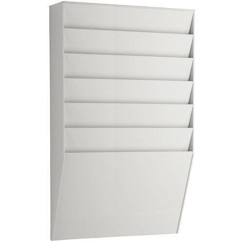 Paperflow Urejevalna tabla, 1 x 6 predelkov, VxŠxG 505 x 311 x 79 mm, svetlo siva Cene