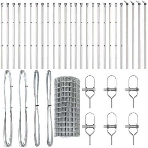 Euro Ograda s 13 Stupova 0 6x50 m Galvanizirani Čelik Cijene