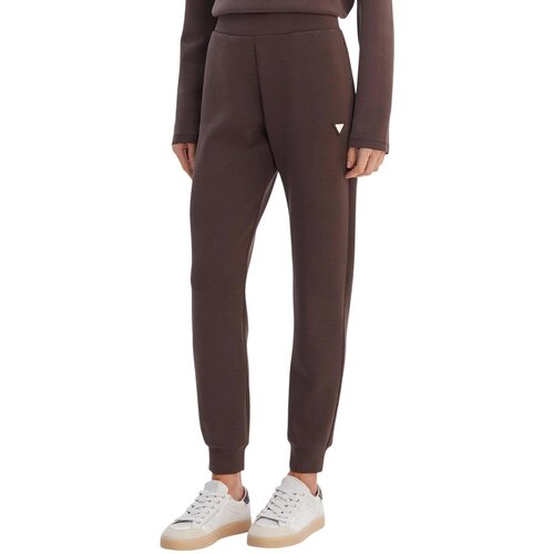 Guess Spodnji deli trenirke OLYMPE LONG PANTS V4YB08 KCAY2 Kostanjeva Slike
