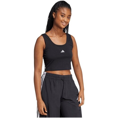 Adidas Ženska majica W Sl Sj Tk JE1321, Okrugli izrez, Crna Slike