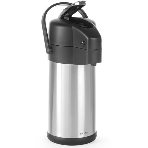 Hendi Jeklena gostinska termovka s črpalko za tople napitke. 3L - 445877, (22135069) Cene