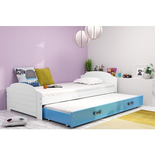 BestBed DJE�JI KREVET LILI 2 S DODATNIM LE�AJEM 200X90 (VI�E BOJA)-Plava Cijene