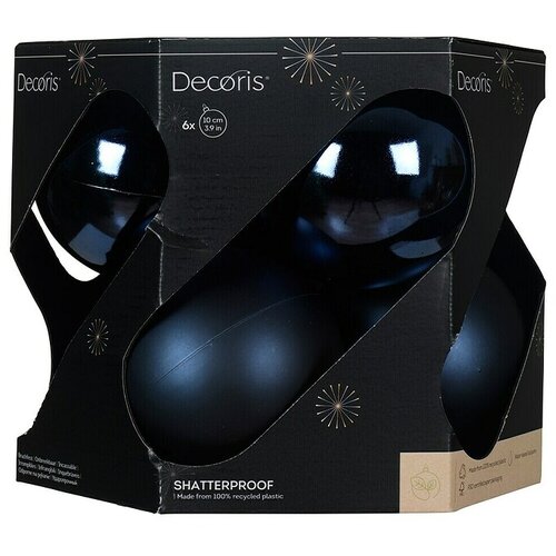  božićne kuglice (plava boja, promjer: 10 cm, 6 kom.) Cijene