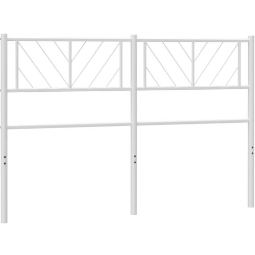 Maison Chic kovinsko posteljno vzglavje - vzglavna omarica - nočna omarica belo 120 cm, (21704490) Slike