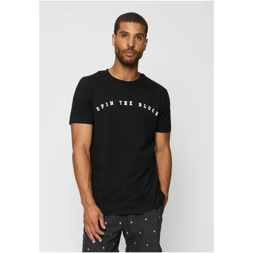 Mister Tee Spin Block Tee Black