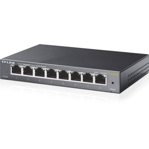 Tp-link TL-SG108E 8-Port Gigabit Easy Smart Switch 8 x 10/100/1000Mbps RJ45 ports MTU/Port/Tag-based VLAN QoS Cijene