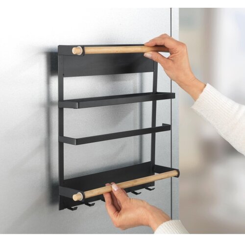 Wenko 54114100 - Organizator MAGNA 33x34 cm crna/braon Slike